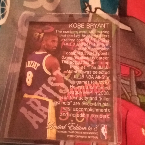 My Kobe Bryant card - Picture 2 of 2